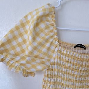 Plaid sweetheart dress from boutique